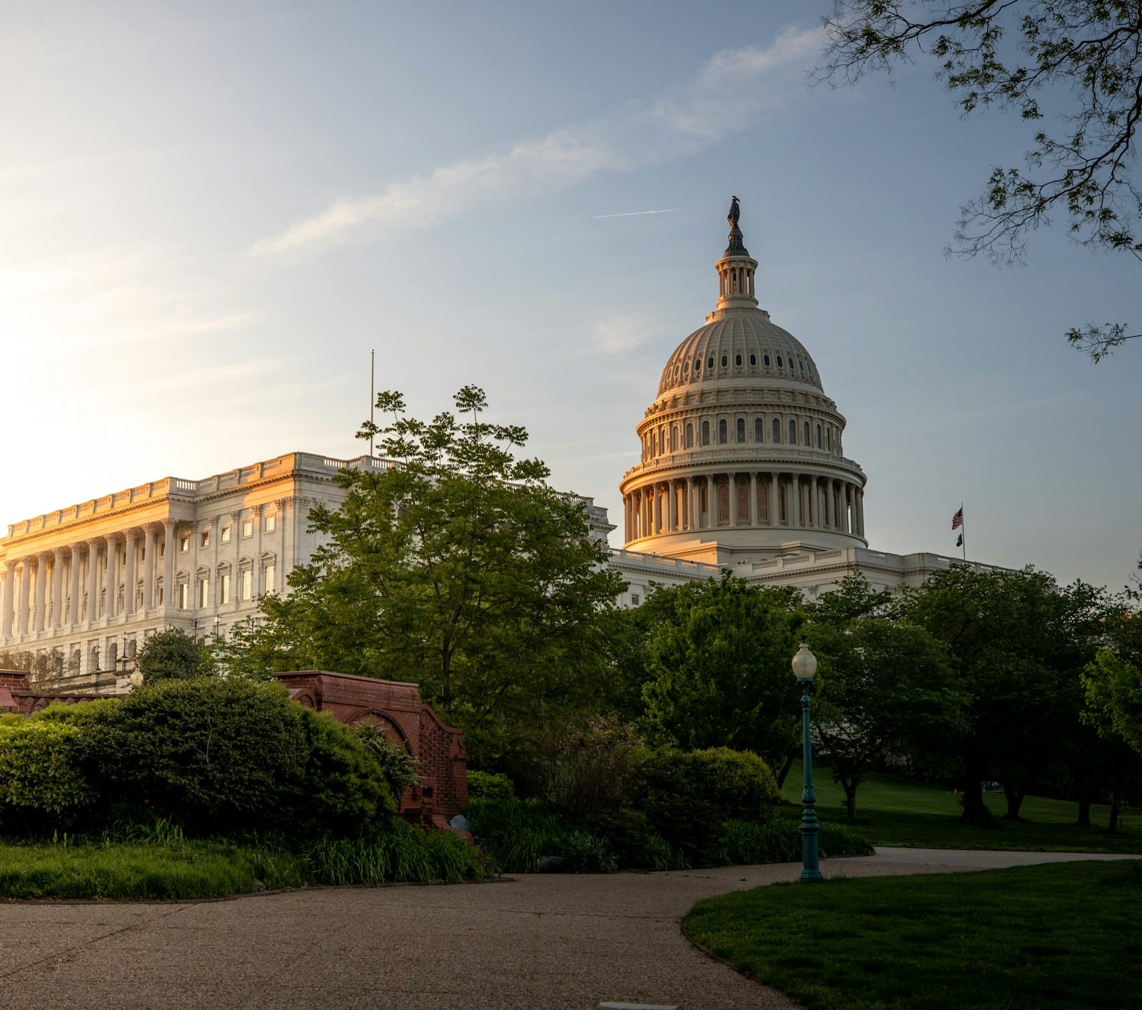 The United States Capitol on a hearing day, the moment a coalition website becomes a target.